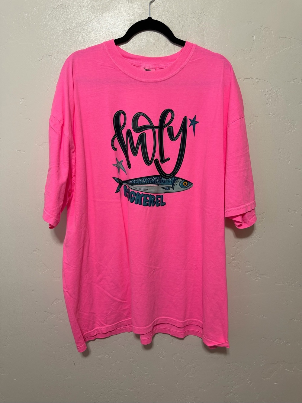 Comfort Colors ‘Holy Mackerel’ Hot Pink Tee - 3X